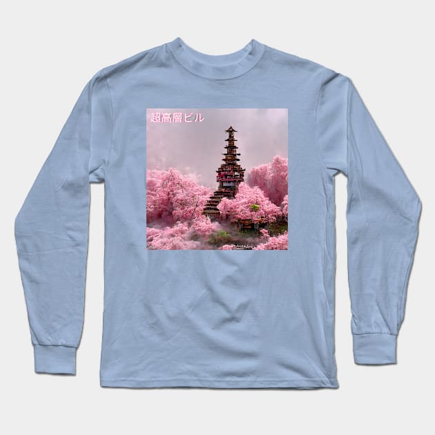 Skyscraper Long Sleeve T-Shirt by Spring River Apparel 